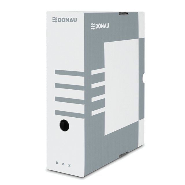 Бокс архівний DONAU (17159) 288х100х330мм.,сірий